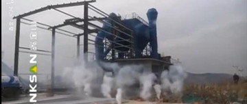 熱烈祝賀中建材沃豐水泥鑫金山EPC總包項目，臺時1500噸精品骨料線帶料試機成功